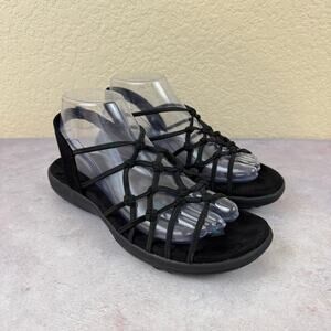 Skechers Sandals Women's Size 8 Reggae Black Comfort Outdoor Beach